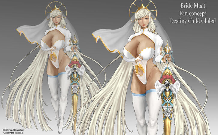Bride Maat fan skin 2024